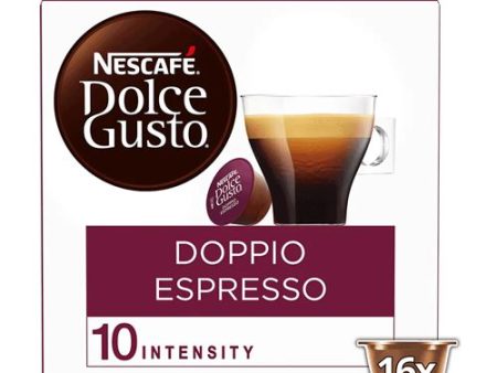 Cápsulas Café Dolce Gusto Doppio Expresso Duplo - Café Expresso | Intensidade 10 | 16 Cápsulas Cheap