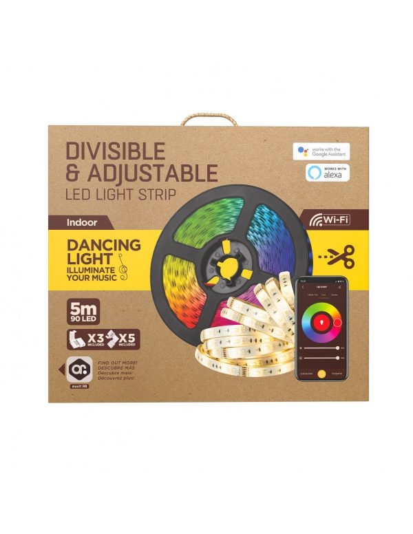 Tira LED Muvit iO RGB+CCT 5 metros Wi-Fi Multicolor Supply