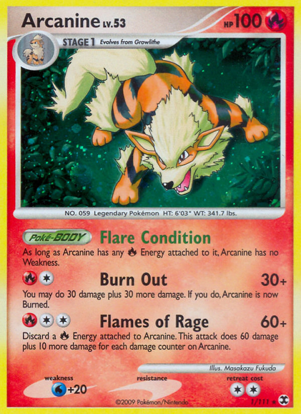 Arcanine (1 111) [Platinum: Rising Rivals] Hot on Sale