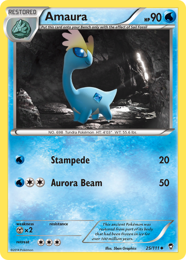 Amaura (25 111) [XY: Furious Fists] Hot on Sale