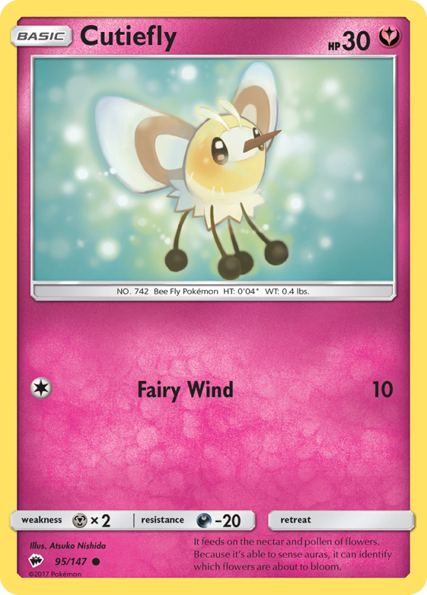 Cutiefly (95 147) [Sun & Moon: Burning Shadows] Supply