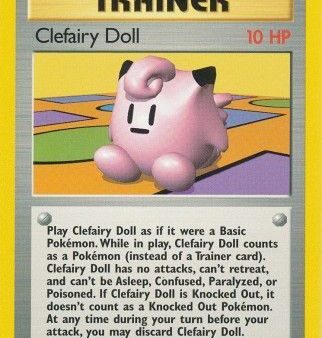 Clefairy Doll (70 102) [Base Set Unlimited] Fashion