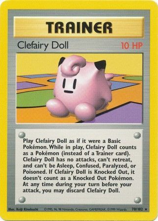 Clefairy Doll (70 102) [Base Set Unlimited] Fashion