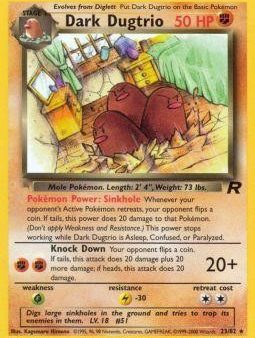 Dark Dugtrio (23 82) [Team Rocket Unlimited] Hot on Sale