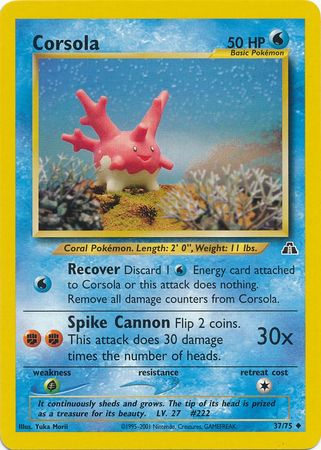 Corsola (37 75) [Neo Discovery Unlimited] Cheap