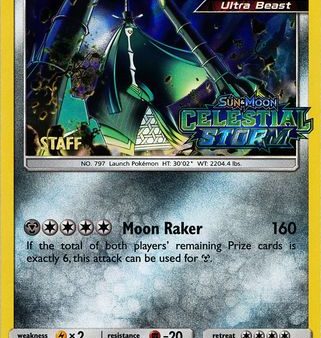 Celesteela (SM131) (Staff Prerelease Promo) [Sun & Moon: Black Star Promos] For Cheap