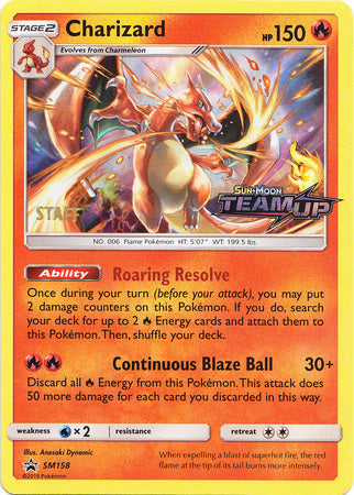 Charizard (SM158) (Staff) [Sun & Moon: Black Star Promos] Cheap