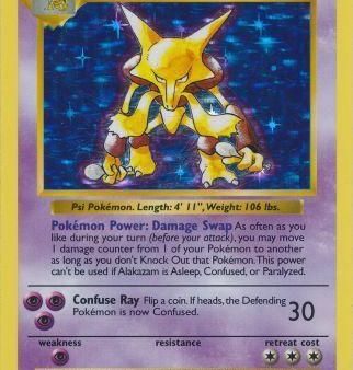 Alakazam (1 102) [Base Set Shadowless Unlimited] For Discount