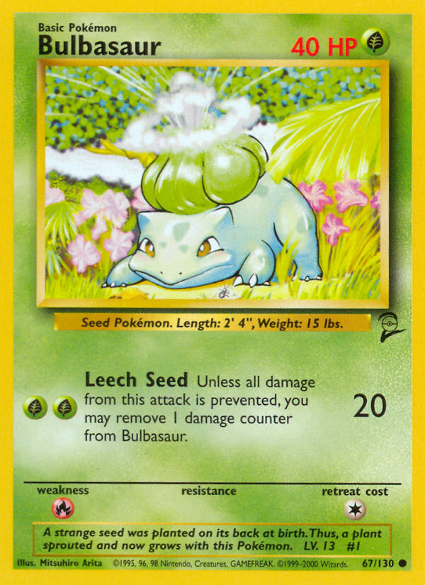 Bulbasaur (67 130) [Base Set 2] Sale