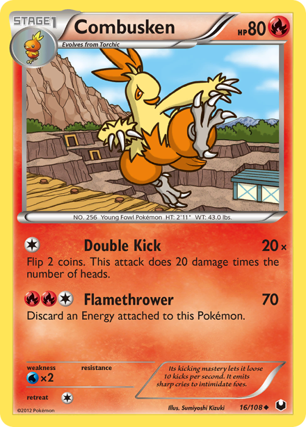 Combusken (16 108) [Black & White: Dark Explorers] For Cheap