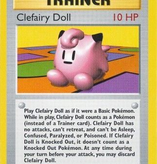 Clefairy Doll (70 102) [Base Set Shadowless Unlimited] Online Hot Sale