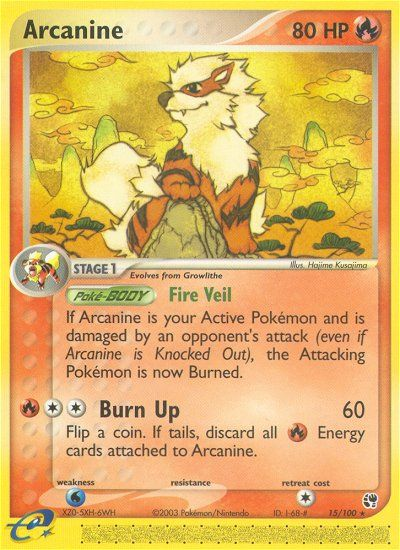 Arcanine (15 100) [EX: Sandstorm] Fashion