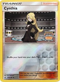 Cynthia (119 156) (Regional Championship Promo) [Sun & Moon: Ultra Prism] Sale