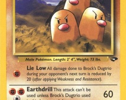 Brock s Dugtrio (22 132) [Gym Challenge Unlimited] Online now