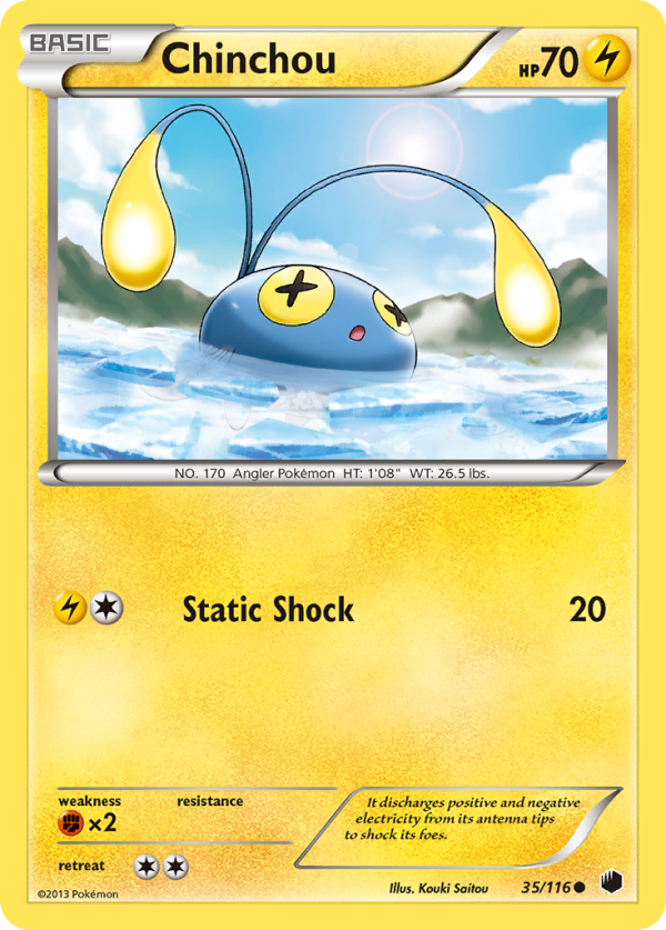 Chinchou (35 116) [Black & White: Plasma Freeze] Online