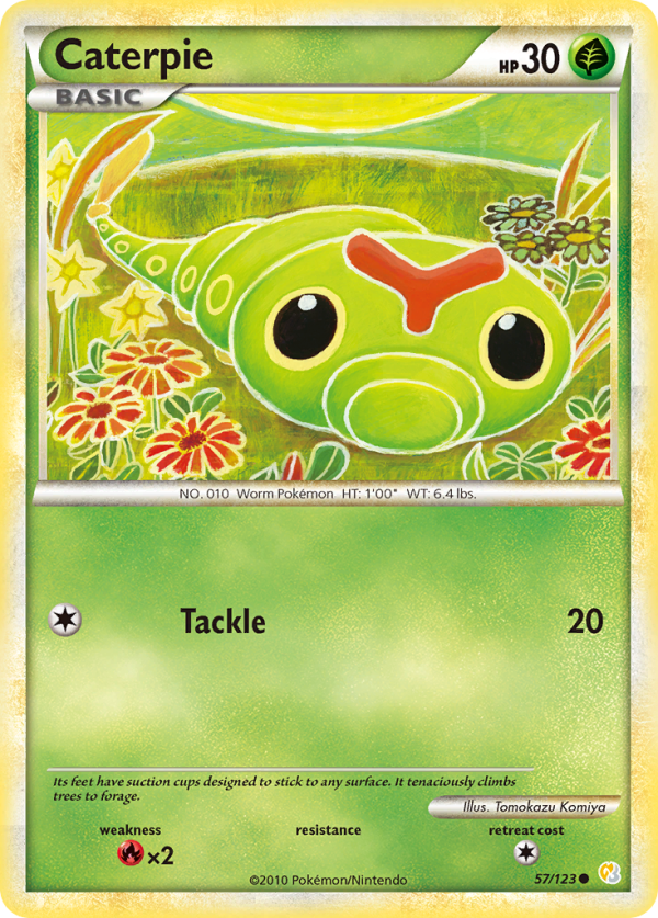 Caterpie (57 123) [HeartGold & SoulSilver: Base Set] Online Sale