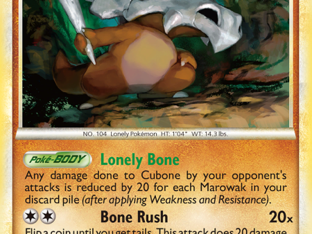 Cubone (60 102) [HeartGold & SoulSilver: Triumphant] Supply