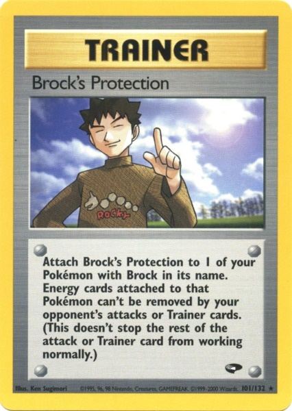 Brock s Protection (101 132) [Gym Challenge Unlimited] on Sale