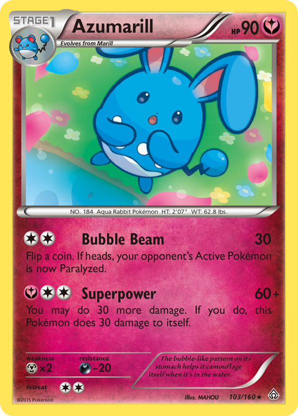 Azumarill (103 160) [XY: Primal Clash] For Discount