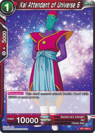 Kai Attendant of Universe 6 [BT1-023] on Sale