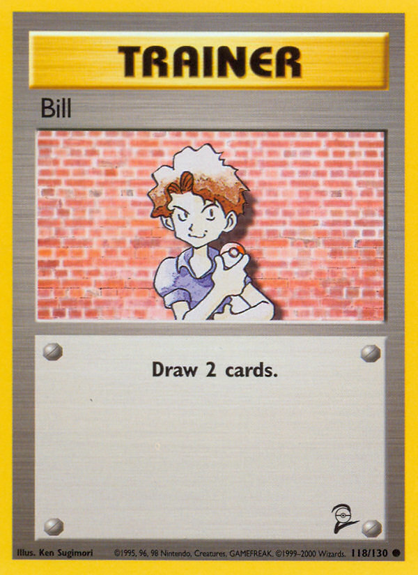 Bill (118 130) [Base Set 2] For Cheap