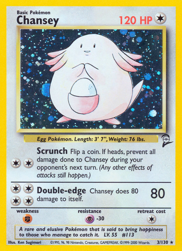 Chansey (3 130) [Base Set 2] Online now