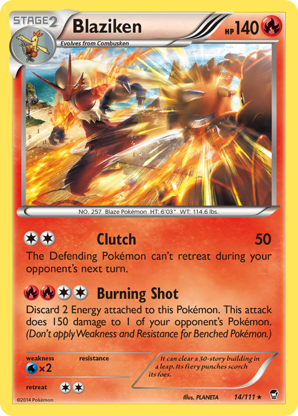 Blaziken (14 111) [XY: Furious Fists] For Discount