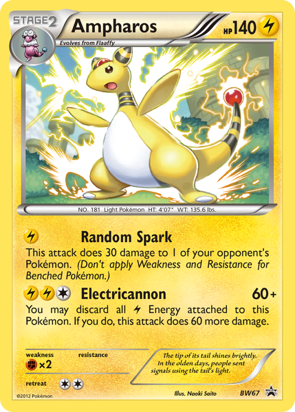 Ampharos (BW67) [Black & White: Black Star Promos] Discount