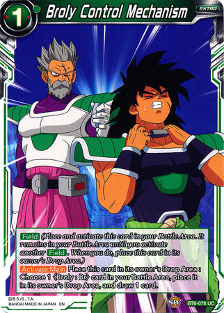 Broly Control Mechanism [BT6-076] Hot on Sale