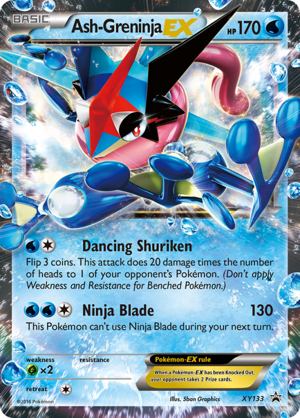 Ash-Greninja EX (XY133) [XY: Black Star Promos] Fashion