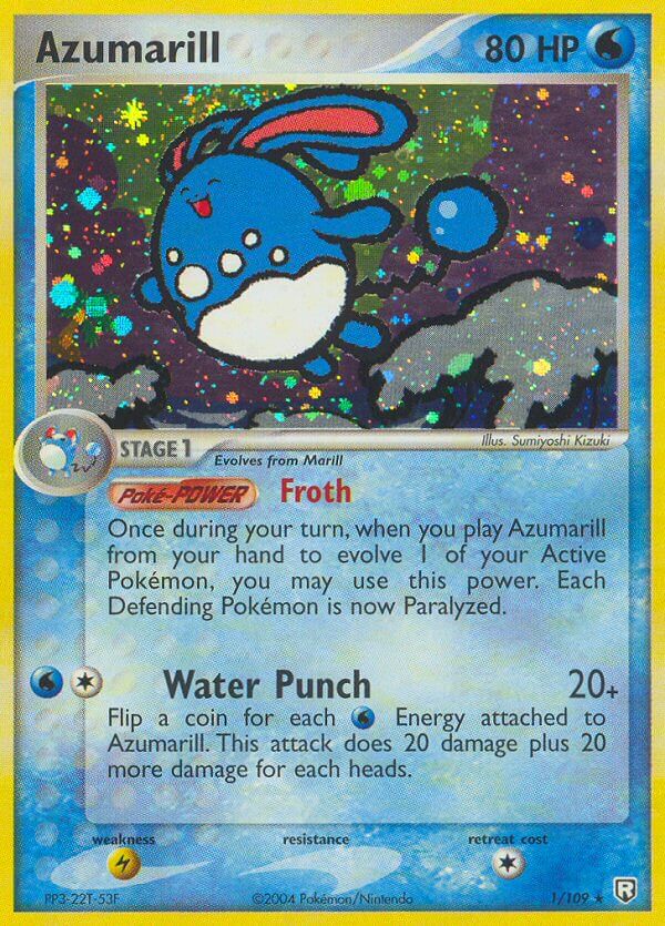 Azumarill (1 109) (Theme Deck Exclusive) [EX: Team Rocket Returns] on Sale