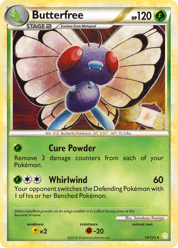 Butterfree (16 123) [HeartGold & SoulSilver: Base Set] Cheap