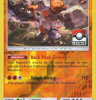 Regirock (53 111) (League Promo) [Sun & Moon: Crimson Invasion] Online now