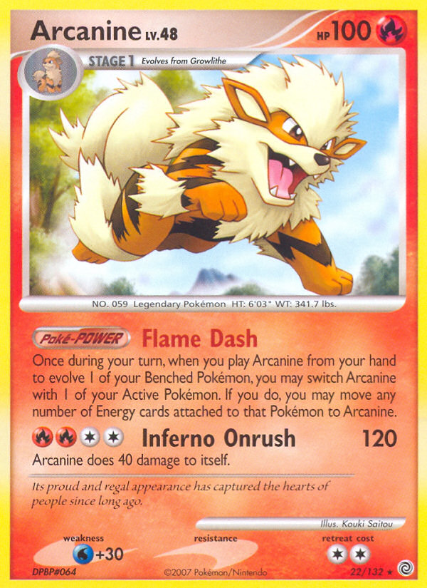 Arcanine (22 132) [Diamond & Pearl: Secret Wonders] Sale