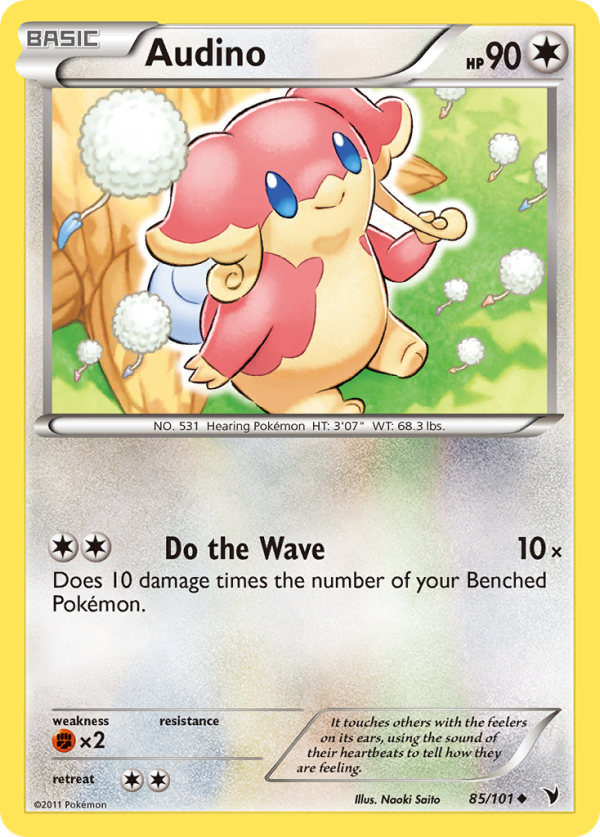 Audino (85 101) [Black & White: Noble Victories] Online Sale