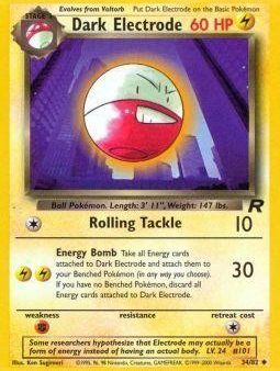 Dark Electrode (34 82) [Team Rocket Unlimited] Supply