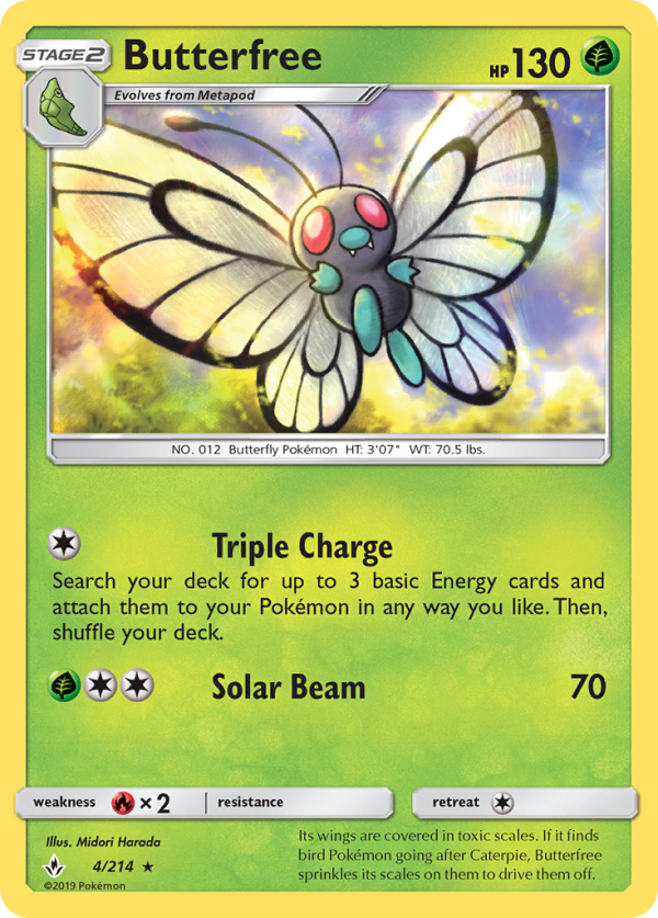 Butterfree (4 214) [Sun & Moon: Unbroken Bonds] For Sale