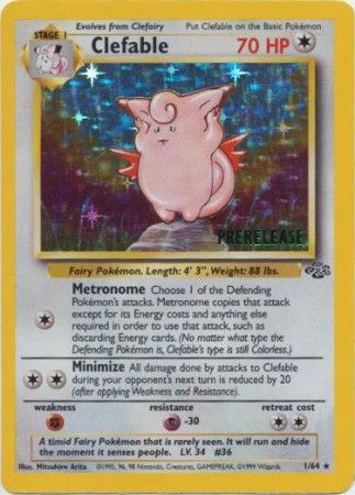 Clefable (1 64) (Prerelease Promo) [Jungle Unlimited] Sale