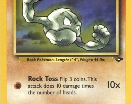 Brock s Geodude (68 132) [Gym Challenge Unlimited] on Sale