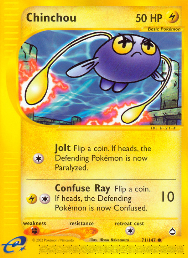 Chinchou (71 147) [Aquapolis] Hot on Sale