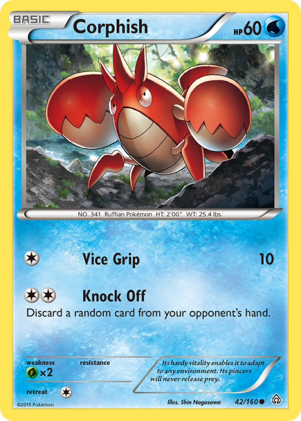 Corphish (42 160) [XY: Primal Clash] Online