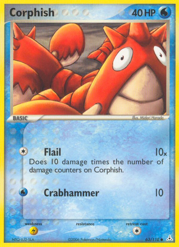 Corphish (63 110) [EX: Holon Phantoms] Supply