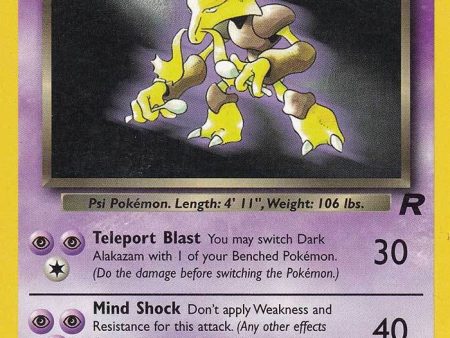 Dark Alakazam (18 82) [Team Rocket Unlimited] Online Sale