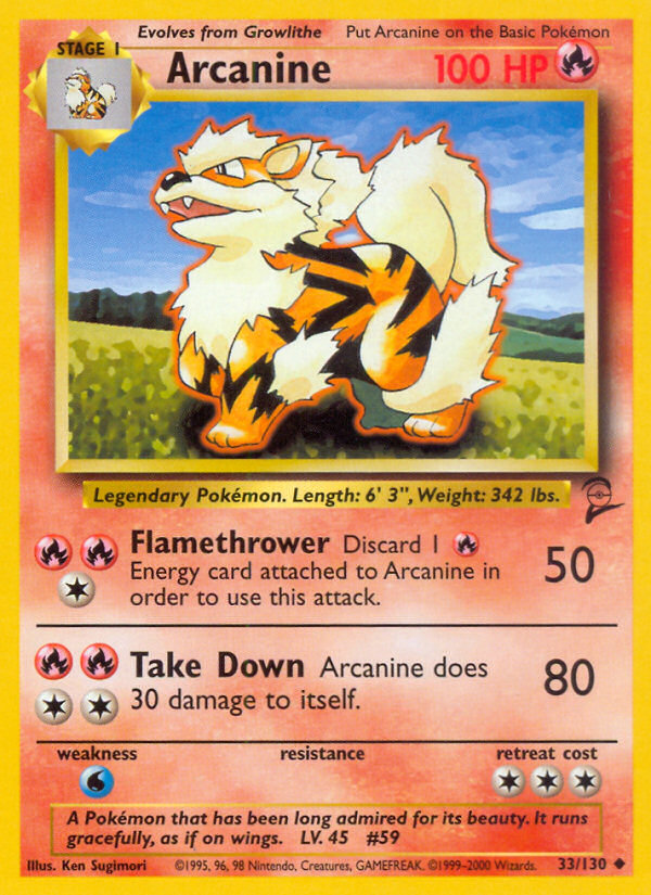 Arcanine (33 130) [Base Set 2] Sale