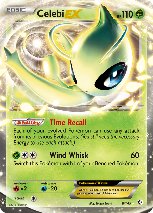 Celebi EX (9 149) [Black & White: Boundaries Crossed] Supply