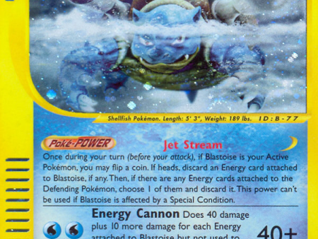 Blastoise (4 165) [Expedition: Base Set] on Sale