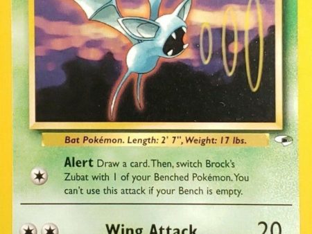 Brock s Zubat (24 132) [Gym Heroes Unlimited] Discount