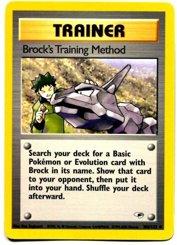 Brock s Training Method (106 132) [Gym Heroes Unlimited] Cheap