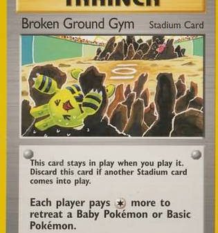 Broken Ground Gym (92 105) [Neo Destiny Unlimited] on Sale