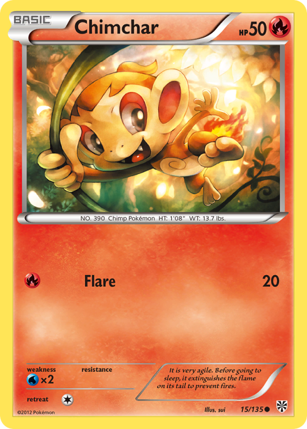 Chimchar (15 135) [Black & White: Plasma Storm] For Discount